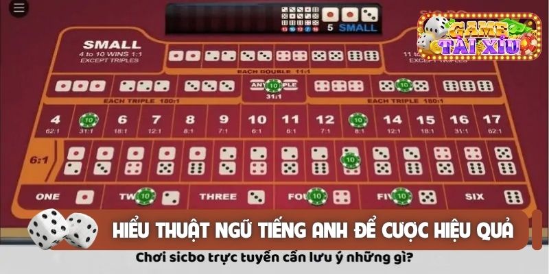 Hiểu rõ thuật ngữ tiếng Anh để cược hiệu quả