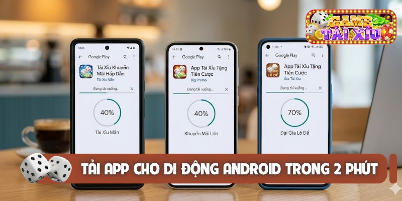 Tải app cho di động Android trong 2 phút